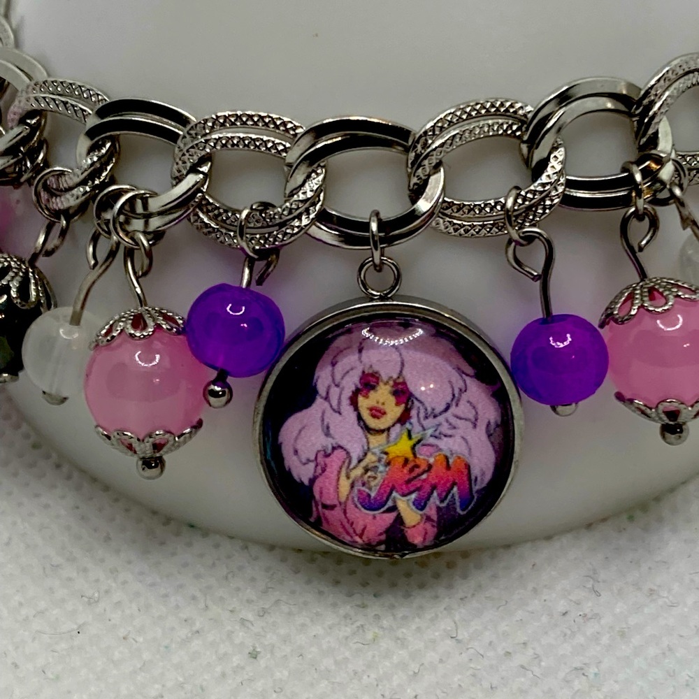 Handmade JEM bracelet in stainless steel